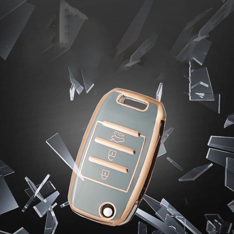 Bao Da, Ốp Bảo Vệ, Vỏ Bọc Chìa Khóa Ô Tô Kia Morning, Cerato, K3, Rondo, Rio, Soluto, Seltos, Sorento, Sportage 005