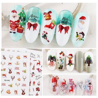 Sticker dán NOEL trang trí móng tay chân