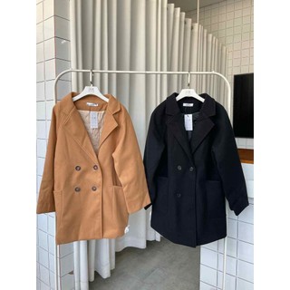 Áo khoác blazer oversized chất dạ HQ - AK581