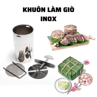 Khuôn làm giò chả inox 304, khuôn làm giò thủ 2kg