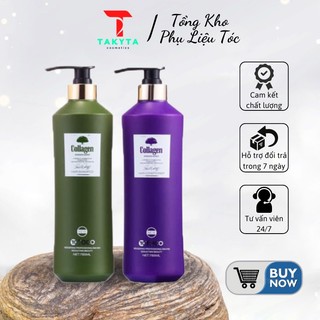 Cặp dầu gội dầu xả COLLAGEN TOCO Italia 785ML CHÍNH HÃNG – Phục hồi, kích thích mọc tóc, mềm mượt