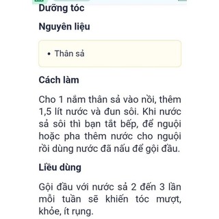 500g Sả tươi lá/thân