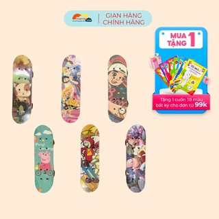 Ván trượt cho bé skateboard AMISIO cao cấp , chất liệu gỗ phong 7 lớp chắc chắn, chống nước , size 42cm