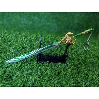 Mô hình móc khoá bàn nham kết lục 22cm game genshin impact