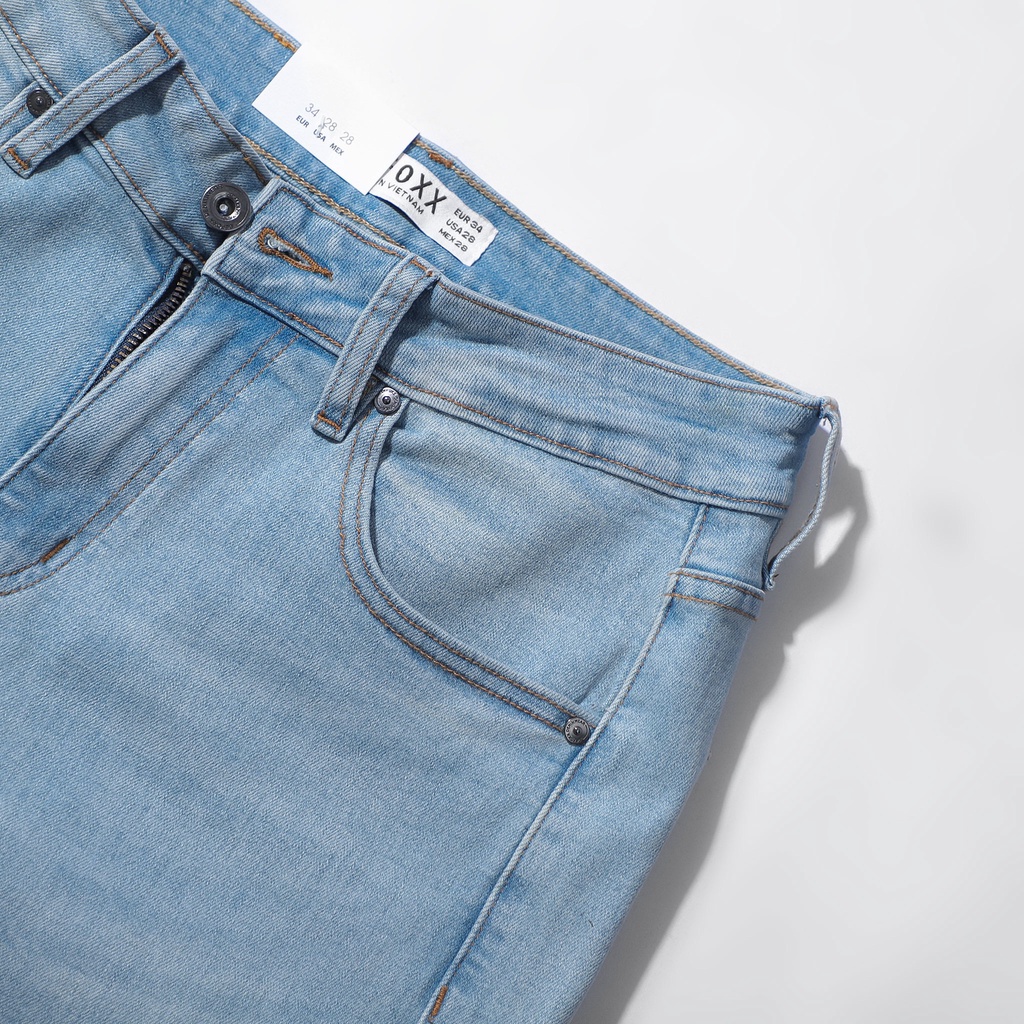 QUẦN BÒ - QUẦN JEAN - DEFOXX - WASH BLUE GREY - FORM SLIM FIT - CODE: 221217