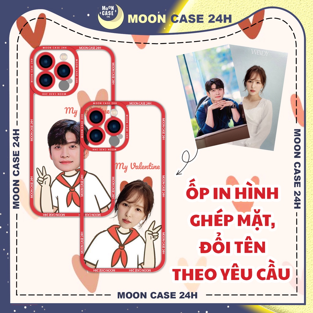 Ốp lưng iphone cạnh vuông Moon Case in theo yêu cầu teen couple 7/7plus/8/8plus/x/xs/11/12/13/14pro/max/plus/promax