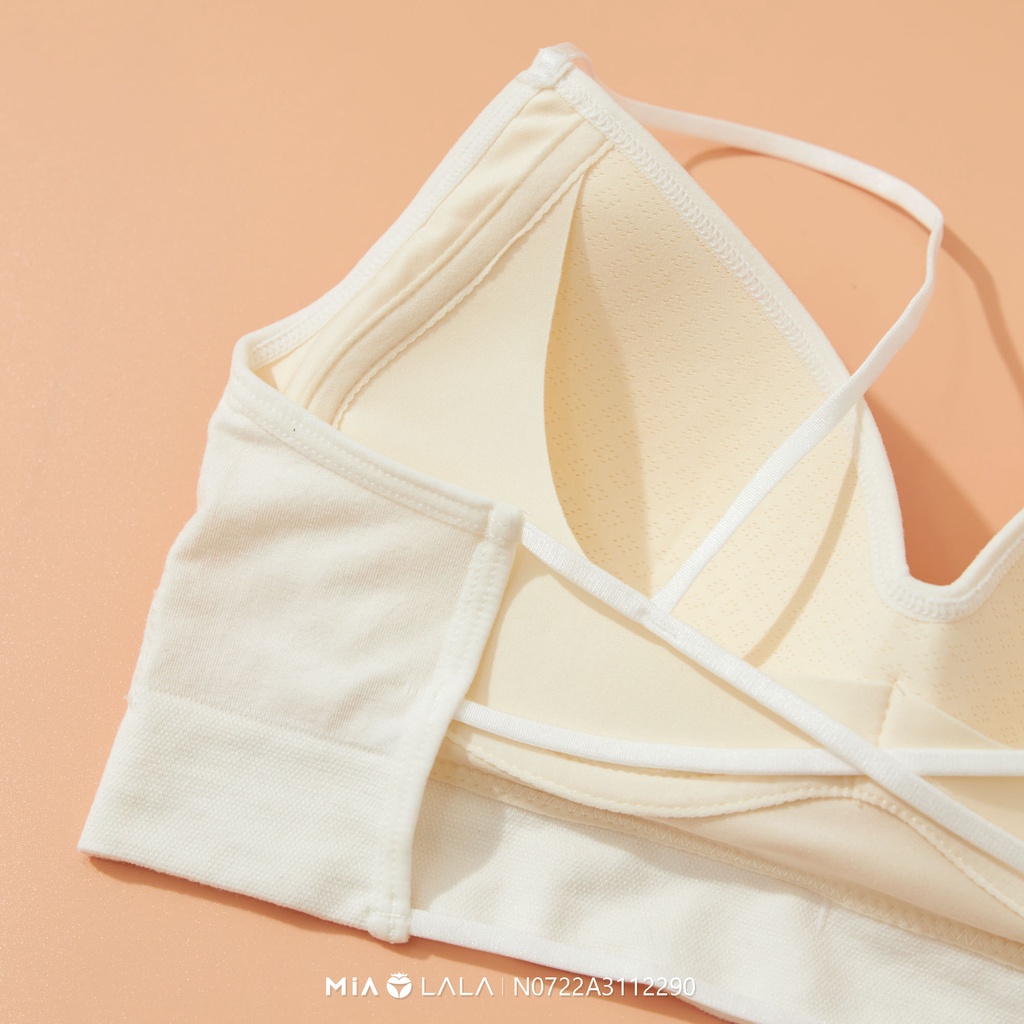 Áo ngực Bralette cotton không gọng đệm mỏng 0.7cm MIALALA 2290 FA02082290