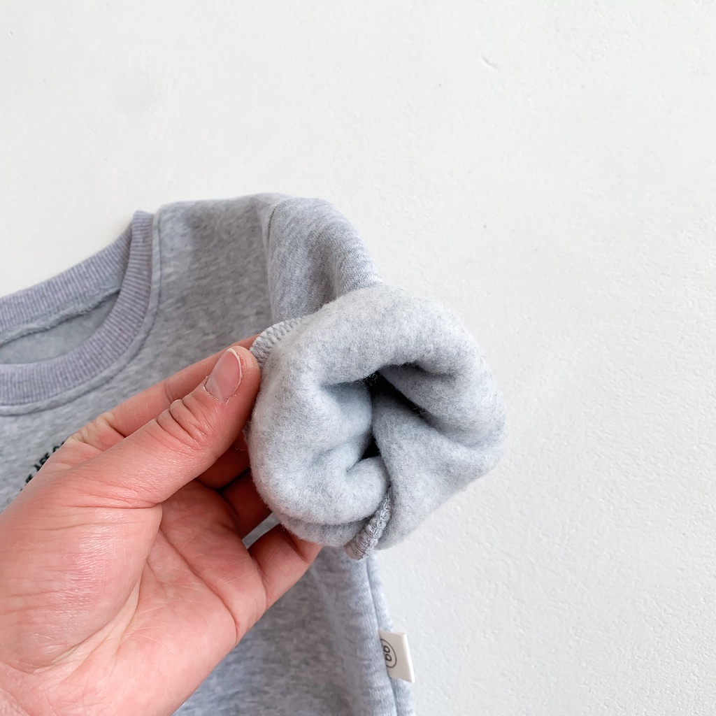 Áo Nỉ Tay Dài Thêu Họa Tiết Hoạt Hình Dễ Thương Thời Trang Mùa Thu Cho Bé Trai Và Gái