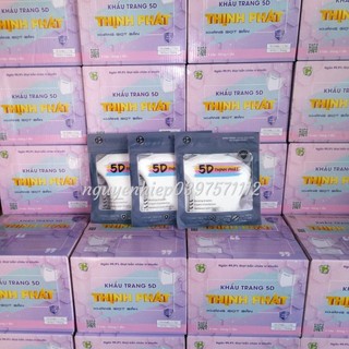 10 Chiếc Khẩu Trang 5D Thịnh Phát 3 Lớp Kháng Khuẩn