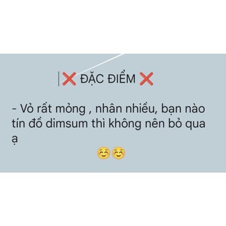 [ Nhân thịt] Há cảo Cầu Tre 500g