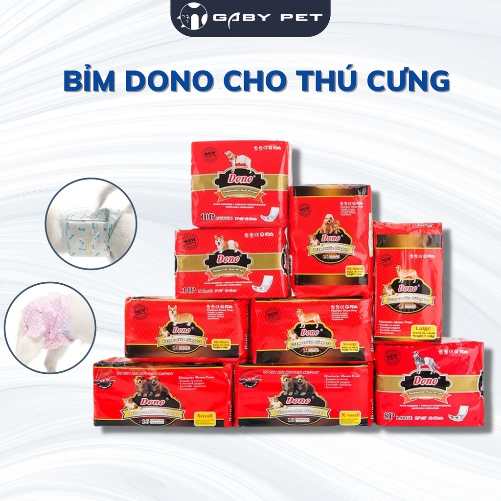 Bỉm Chó Mèo DONO Siêu Nhẹ Thấm Hút Vượt Trội