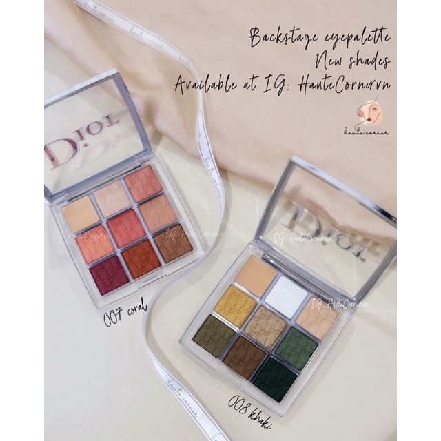 Bảng mắt Dior Backstage 001, 003, 004, 006, 007, 008
