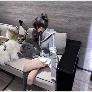 Áo Khoác Len Lông Thom Brown e Giấu Quần