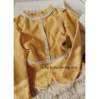 Viền may áo TWEED Viền dạ