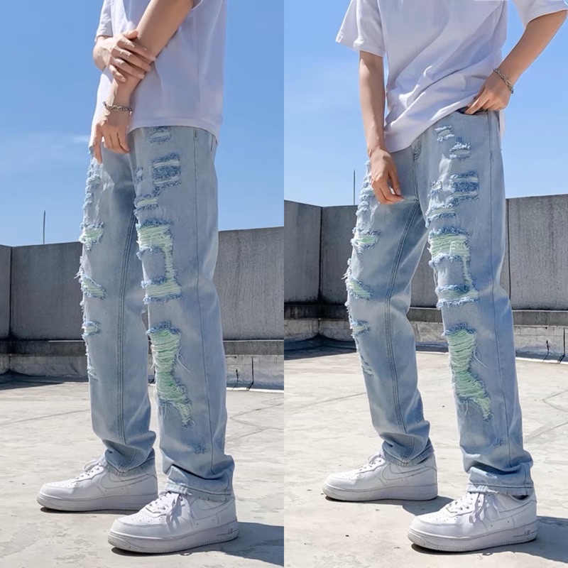 QUẦN JEANS RÁCH UNISEX