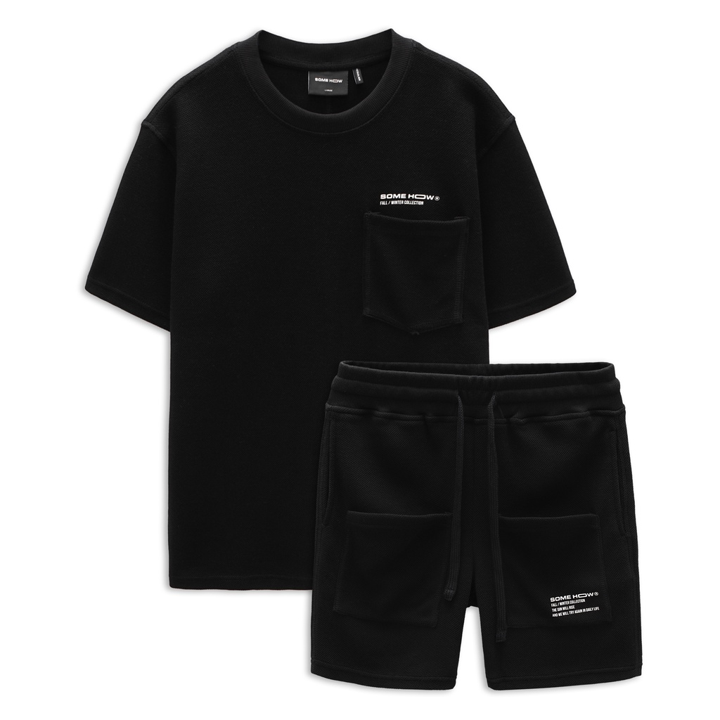 Set Bộ T-shirt Fall Winter Collection ,Chất Vải Thun Cá Sấu CVC Pique 2 Chiều Thoải Mái ,SB0004-09 SOMEHOW