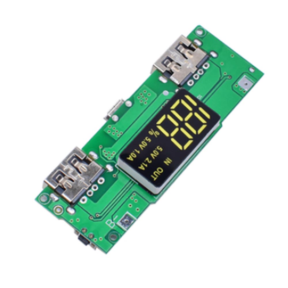 Mô-đun Nguồn PCB USB Kép 5V PD 18650 Cho Bảng Mạch Màn Hình LED LCD DIY