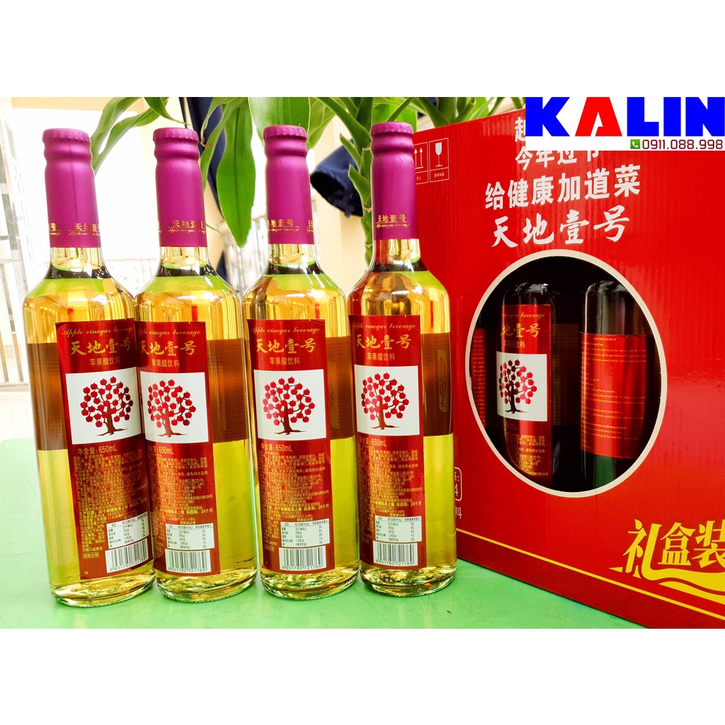 Nước giấm táo lên menTian Di