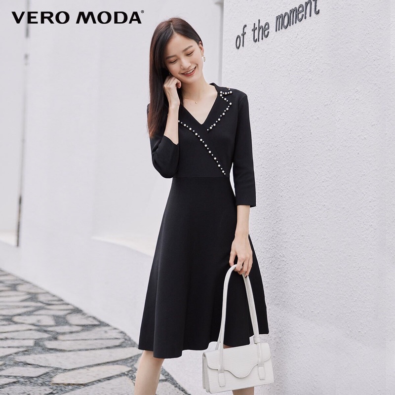 Đầm Vero Moda chất co giãn tốt size XS  dưới 52 kg