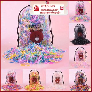 Set 4000 dây chun thun cột tóc cho bé t2