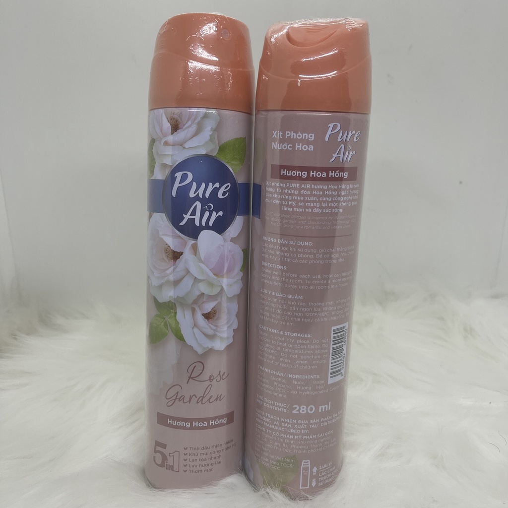 Xịt phòng hương nước hoa Pure Air 5IN1 280ml