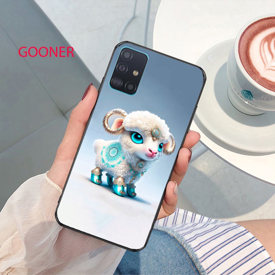 Ốp LƯNG  SAMSUNG A51, A31, A71,M51 CAO CẤP IN HÌNH 12 CON GIÁP CÁ TÍNH SIÊU ĐẸP