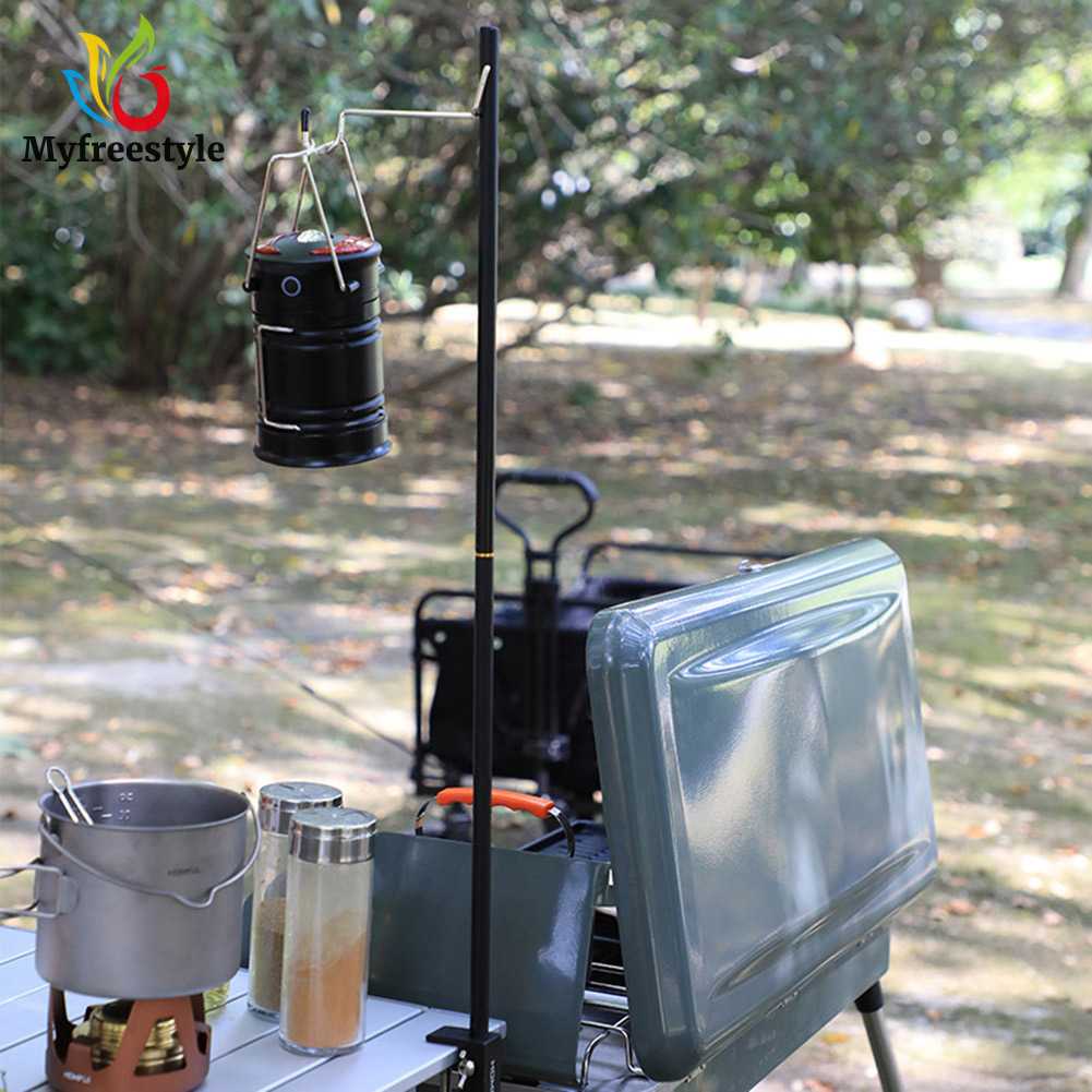 Giá Đỡ Đèn Cắm Trại Kèm Móc Treo Tiện Dụng