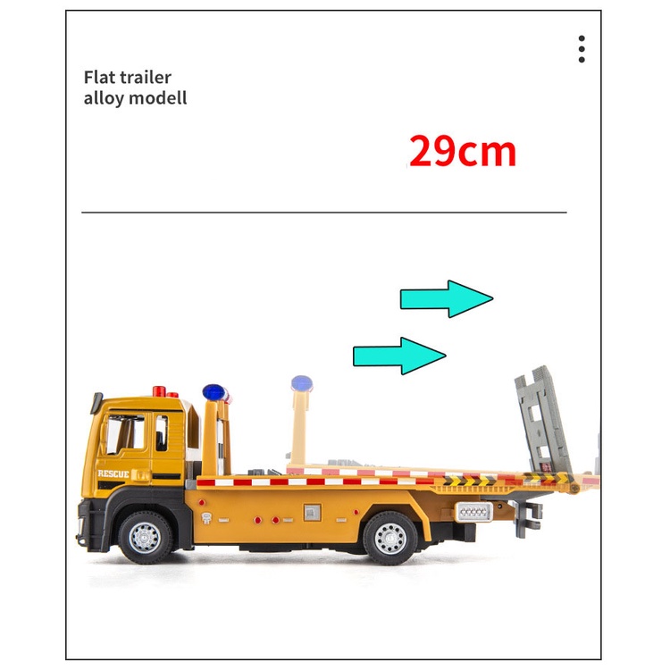 Mô Hình Xe Cứu Hộ Thành Phố Bằng Hợp Kim Có Đèn Và Âm Thanh Tỉ Lệ 1: 32