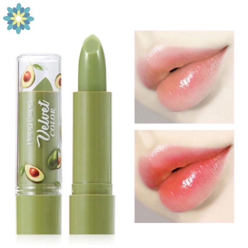Son Dưỡng Môi Qủa Bơ & Oliu Màu Hồng, Thành Phần Tự Nhiên Avocado Magic Lip - Loki