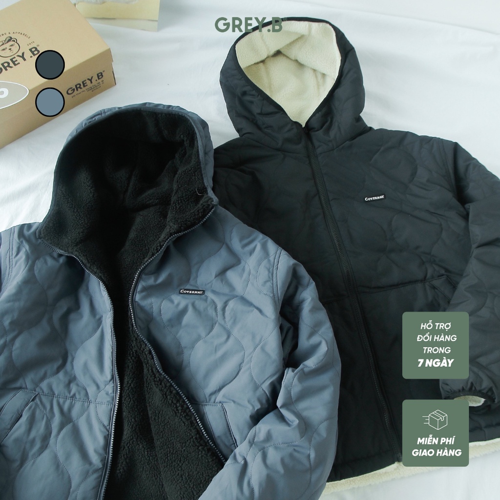 Áo khoác lót lông cừu Covernat Fleece Jacket cản gió siêu ấm áp