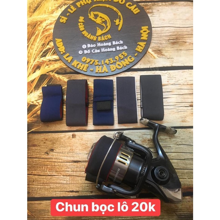 Chun bọc lô máy câu cá