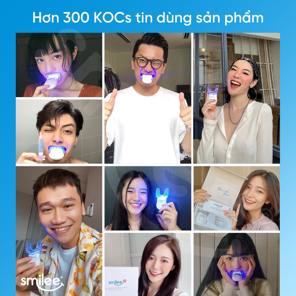 Trắng răng tại nhà Smilee Max, trắng từ 3 đến 6 tone sau 1 liệu trình, ngăn ngừa sâu răng, viêm nướu. Hàng chính hãng | BigBuy360 - bigbuy360.vn