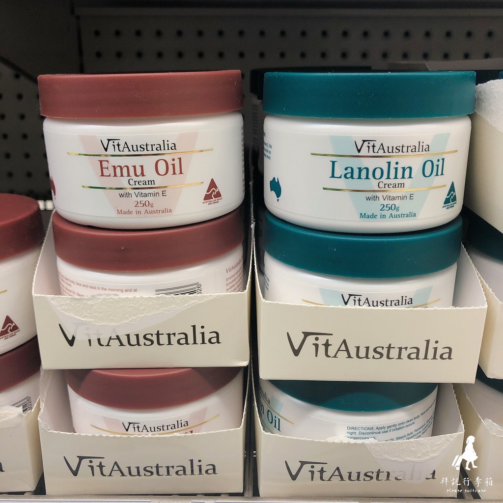 Kem dưỡng toàn thân VitAustralia Emu Oil Cream with vitamin E 250g