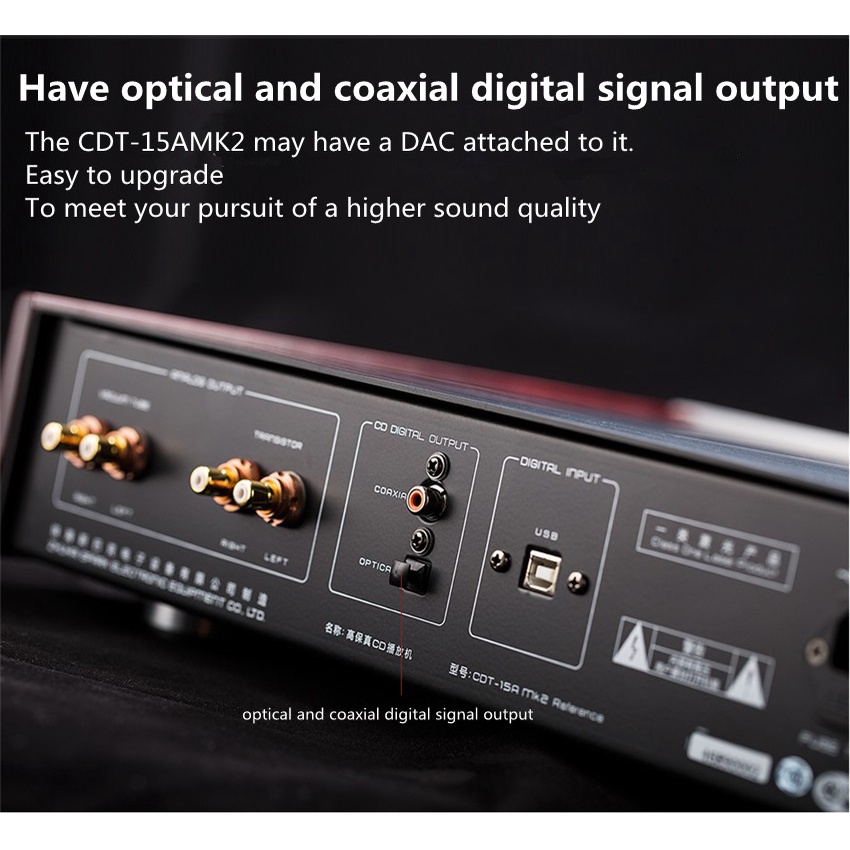 Cayin CDT-15AMK2 Phiên Bản CD XLR đầu ra PCM1792 PC HIFI đèn điện tử 6922EH X 2 USB DAC 24bit