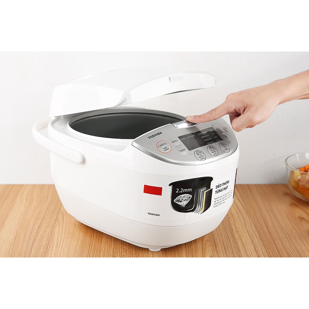 Nồi Cơm Điện Tử Đa Năng Chống Dính Siêu Bền Cao Cấp Philips HD3030 (1L) .Bluestone RCB 5908 . Toshiba 1 lít RC-10DH2PV(W