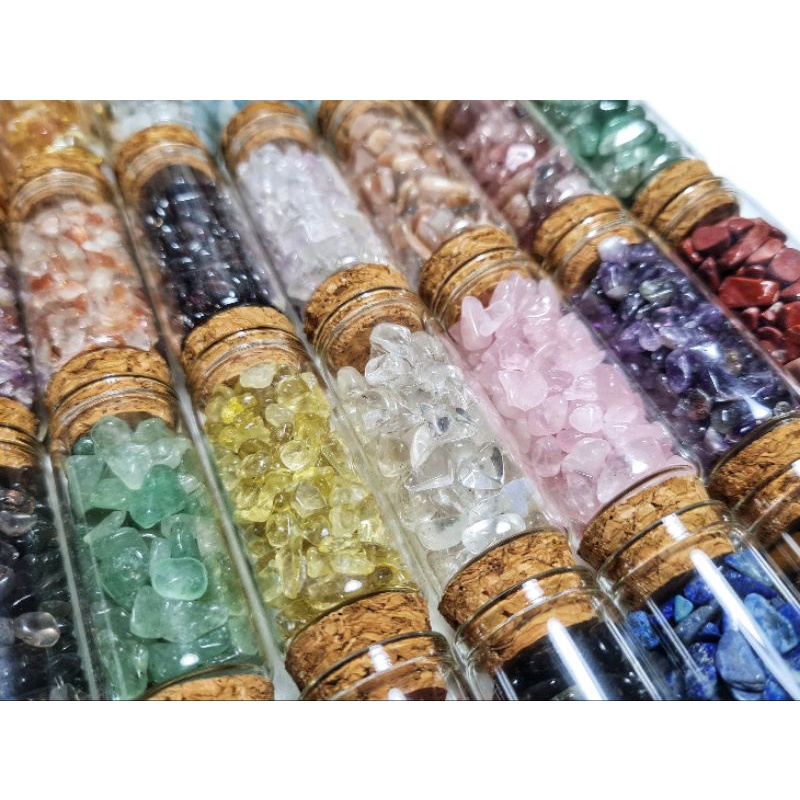 Các loại hũ đá vụn bóng tự nhiên thanh tẩy Tarot, hỗ trợ tăng năng lượng, trưng bày sưu tầm..