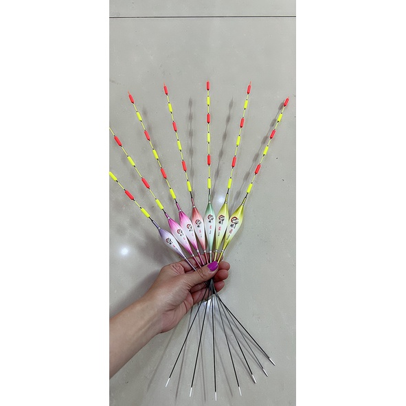 Phao nano câu đài chuyên săn hàng có tải chì 4.5.6.7.8.9.10g, phao nano câu ngày săn hàng