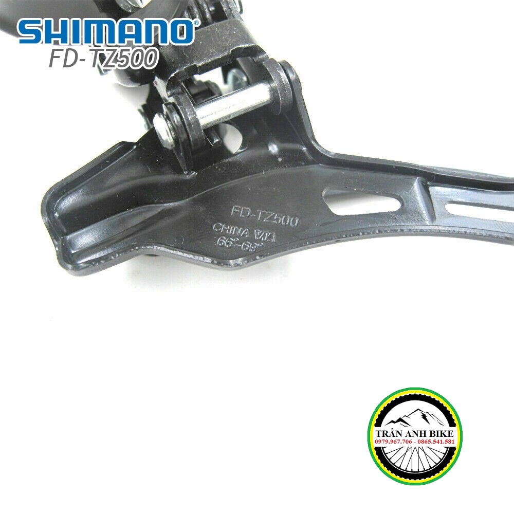 Sang đĩa  xe đạp SHIMANO TOURNEY FD TZ500 - Hàng chính hãng