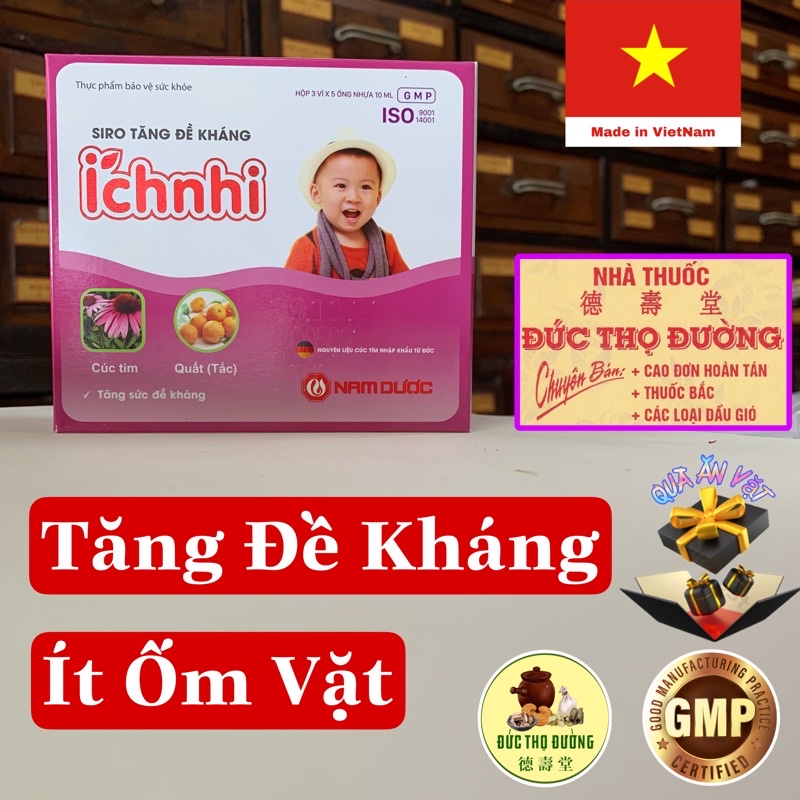 Tăng đề kháng ích nhi giúp trẻ khoẻ nhanh ít ốm