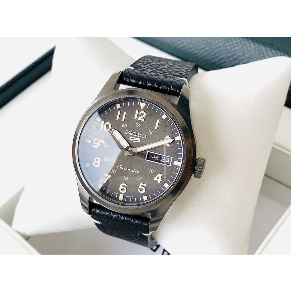 Đồng hồ nam dây da Seiko 5 Field Specialist Automatic SRPG41K1