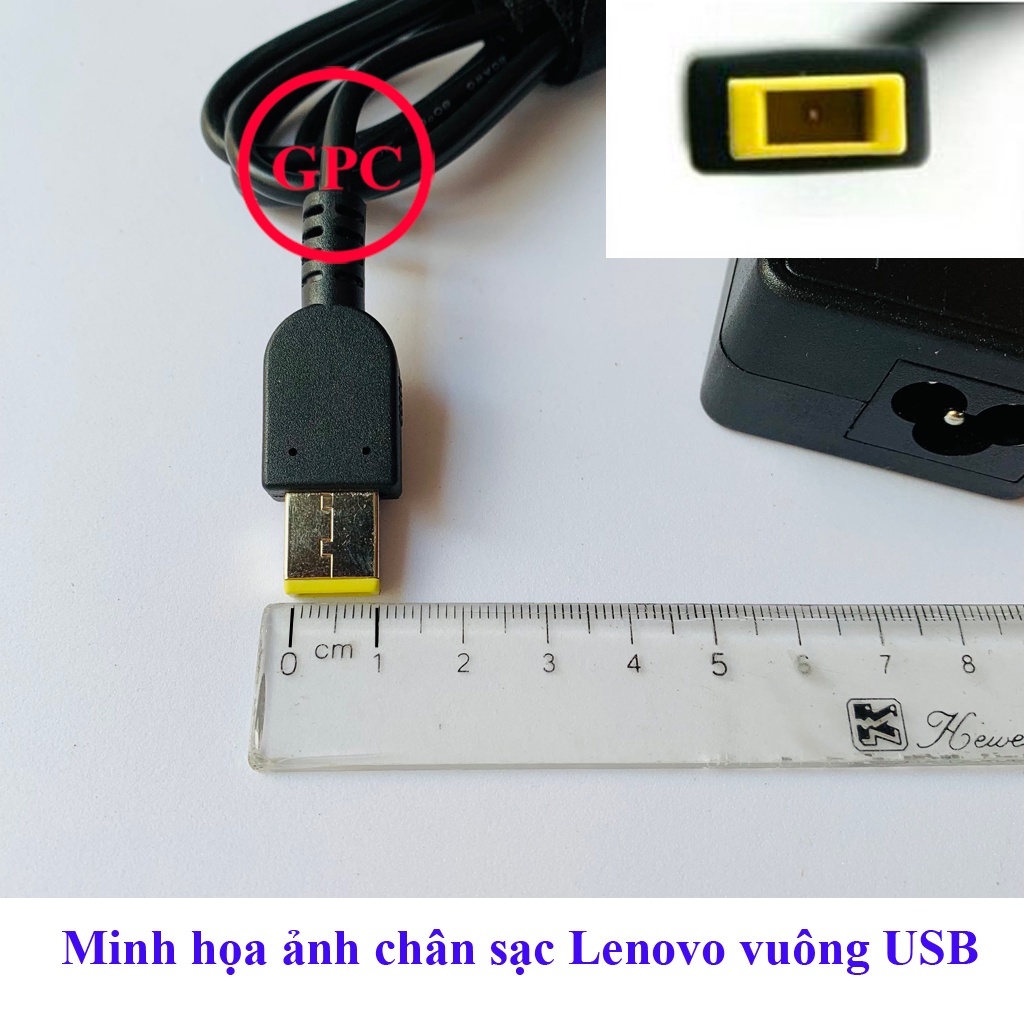 Sạc Laptop Lenovo 20V-8.5A 170W chân USB chân vuông T440P T540P W540 Y50-70 P50 yoga11 yoga13 E531 S210 S500 U330 U430