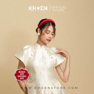 Cài tóc - Băng đô nhung đỏ - Khoen Store
