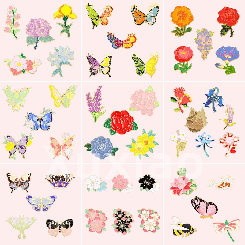 Set 5 Ghim Cài Áo Nhiều Kiểu Dáng Thời Trang