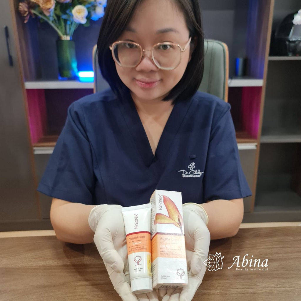 Kem bôi cân bằng pH, kiểm soát nấm, giảm hôi ngứa vùng kín Kolorex Vaginal Care Cream 50g Dr Chubby
