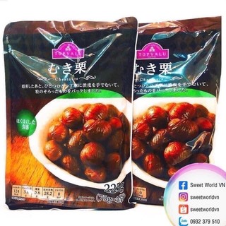 Hạt dẻ bóc vỏ Topvalu (225g) - Nhật Bản