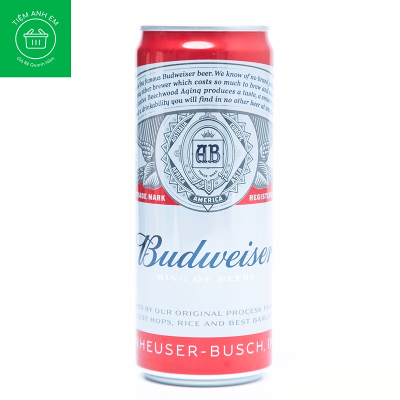 Bia Budweiser lon cao 330ml