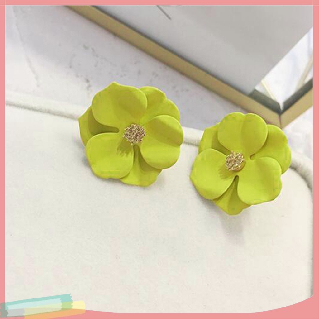 Khuyên tai hình bông hoa xinh xắn thời trang thanh lịch cho nữ