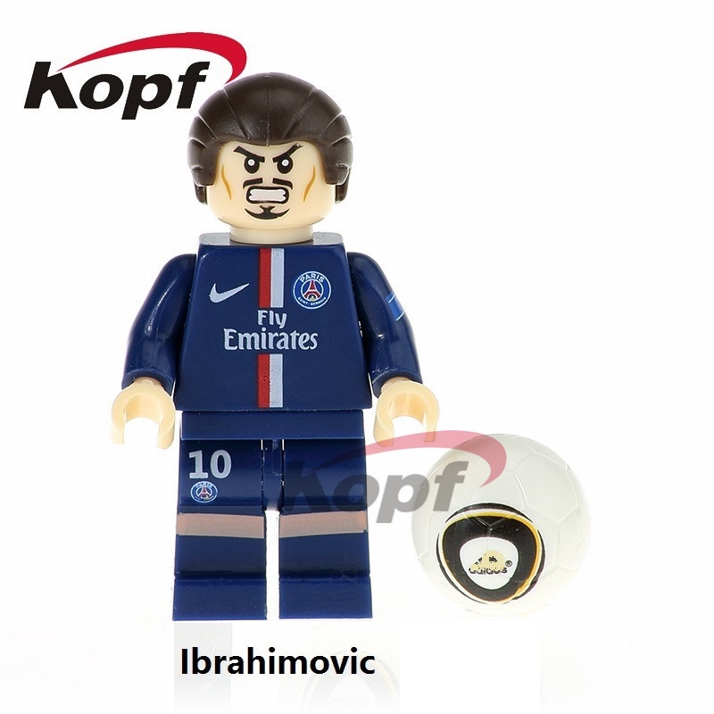 Mô Hình Đồ Chơi Bóng Đá Neymar Beckham Minifigures Dành Cho Trẻ Em