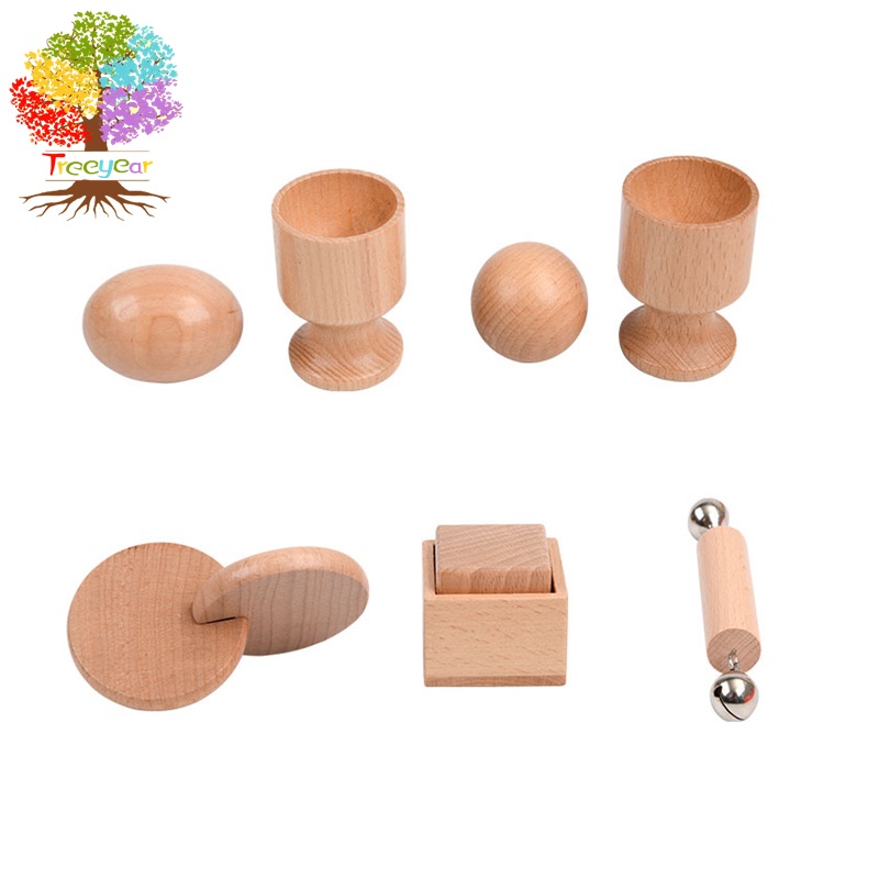 Treeyear Đồ Chơi Tập Thể Dục Kỹ Năng Động Cơ Tốt 3D Montessori Cho Bé Từ 6-12 Tháng Tuổi
