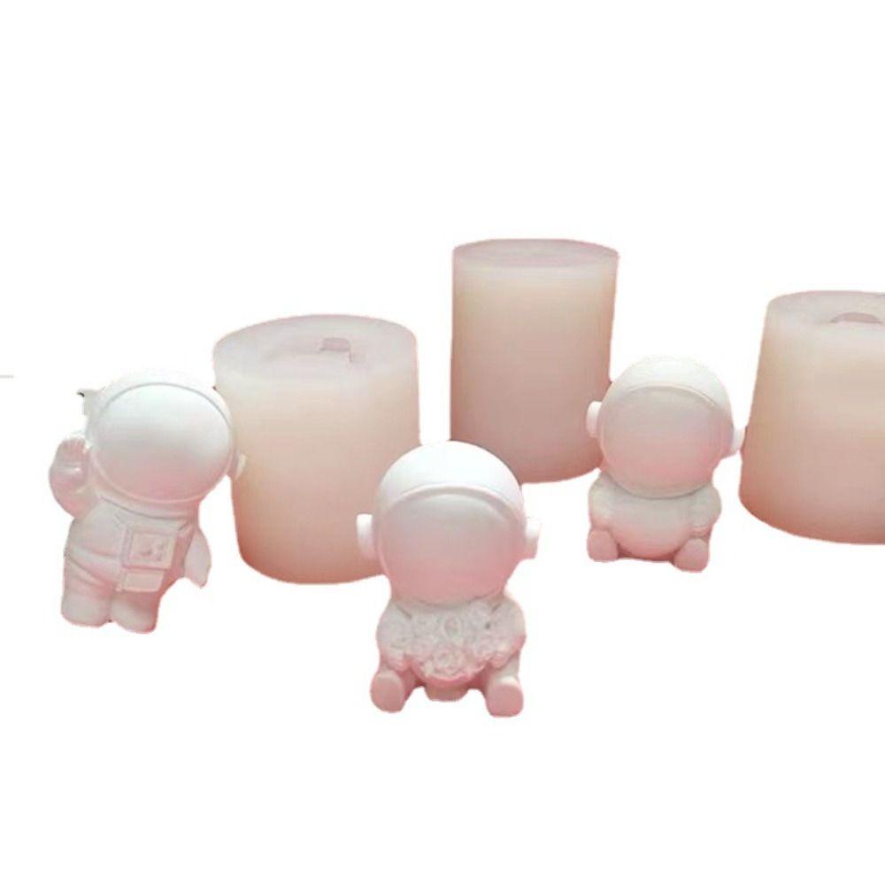 Khuôn Làm Nến Handmade Silicone Hình Phi Hành Gia